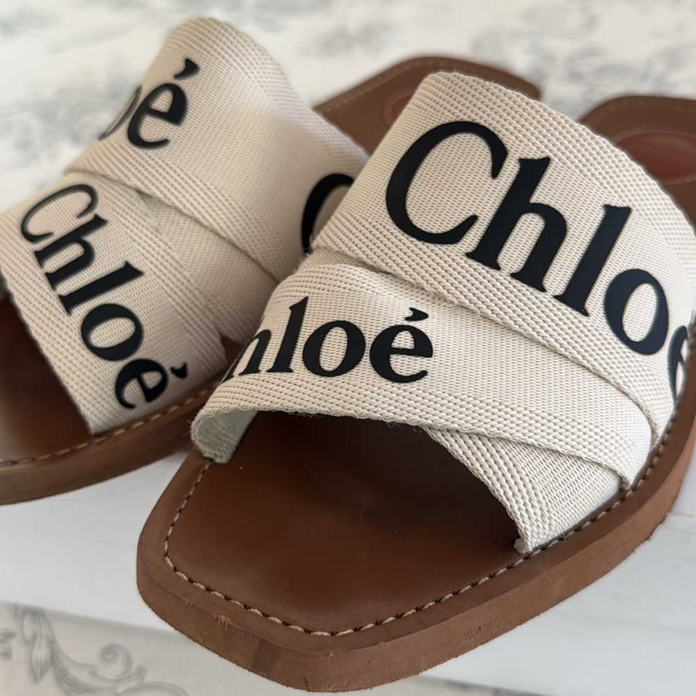 Chloe Woody Sandal Size 40/US 9 - Picture 4 of 13